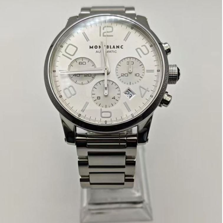 95新 Montblanc/万宝龙 时光行者系列/43mm/机械/精钢/男士/名表