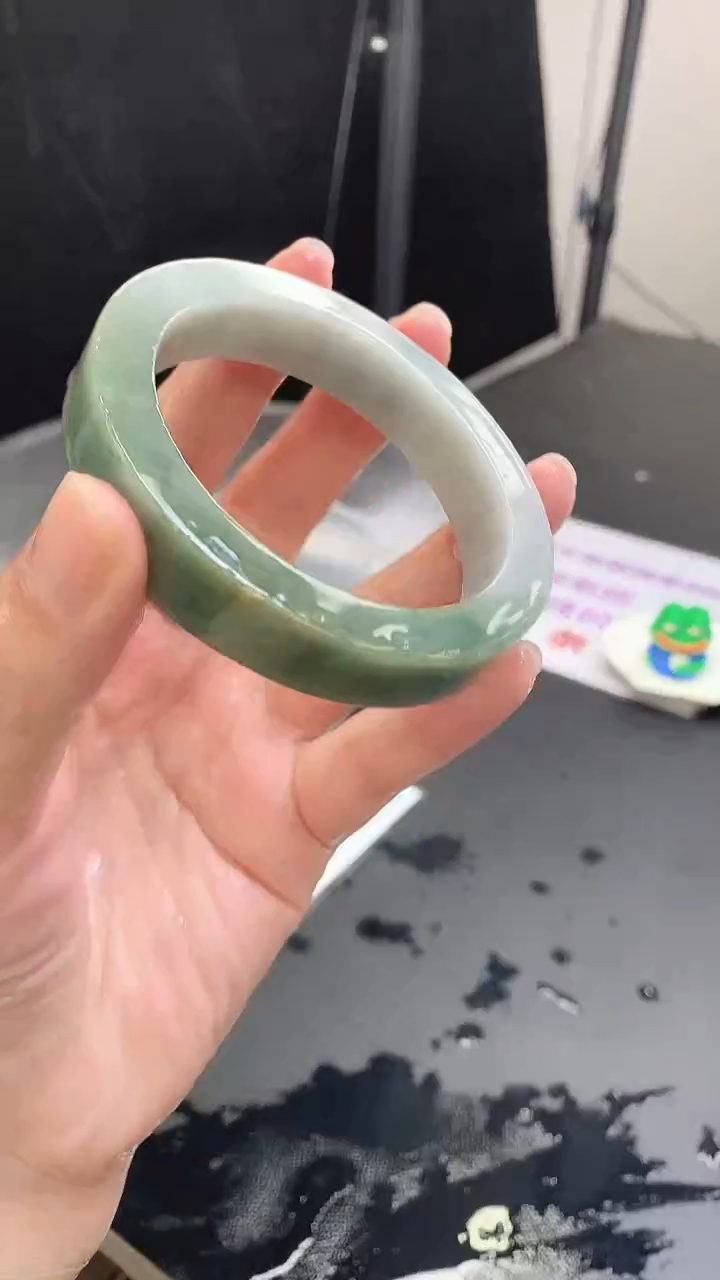 【闪购商品】定制翡翠手镯未镶嵌9 59-61正