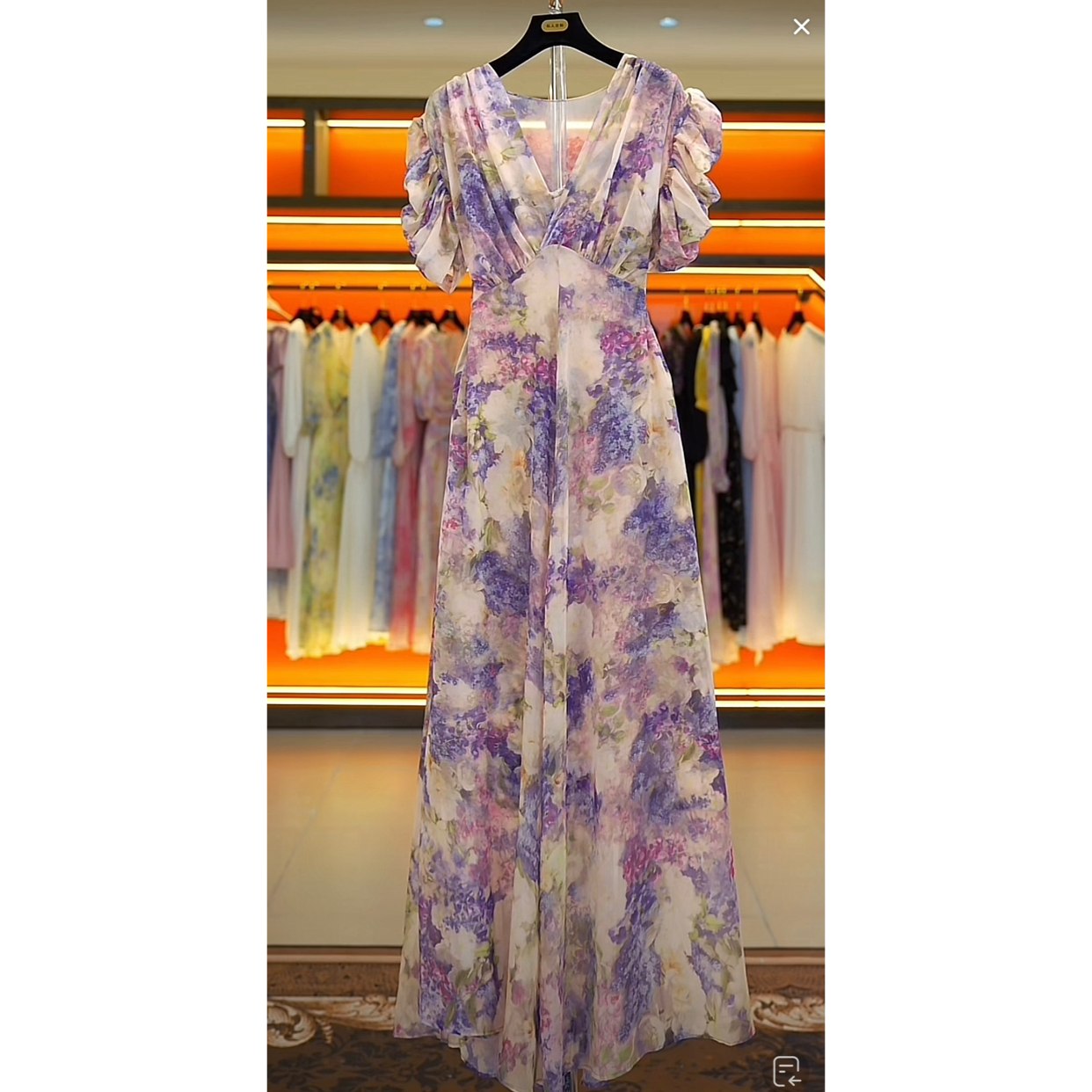 【娟专属】法式葡萄紫色私人高端超显瘦漂亮气质收连衣裙A005