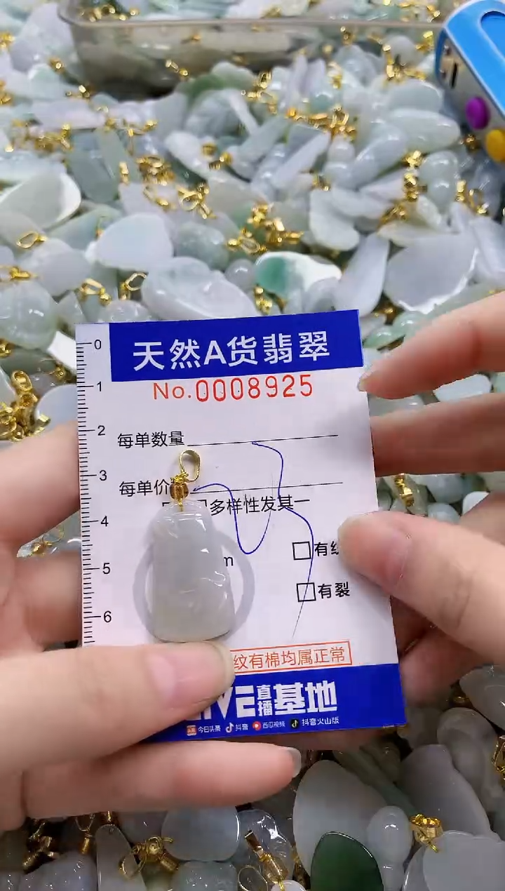 颈饰未镶嵌翡翠天然A货翡翠