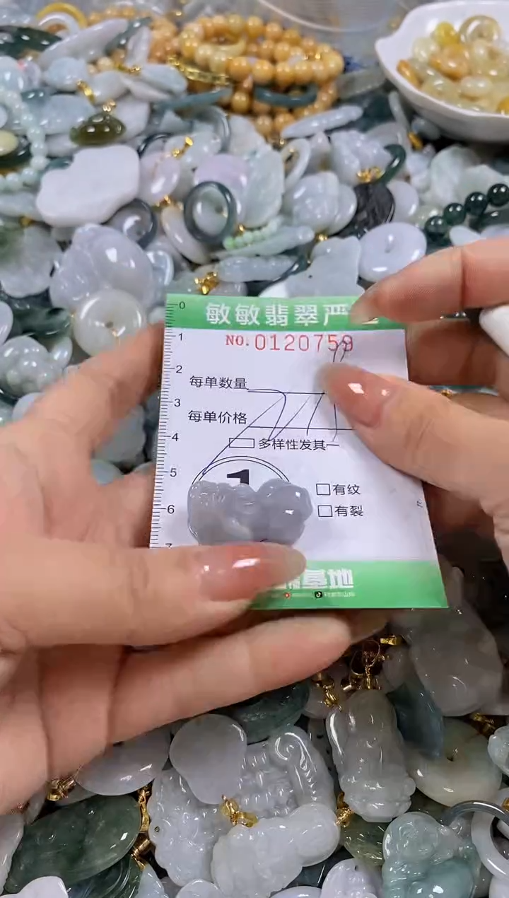 【闪购商品】翡翠颈饰未镶嵌闪购0120759多样性发其一