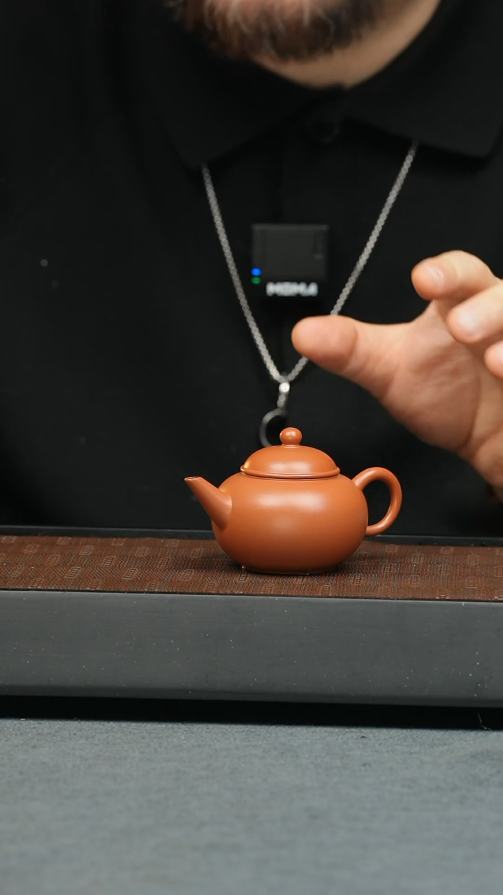 【闪购商品】紫砂茶壶长天-潮州朱泥