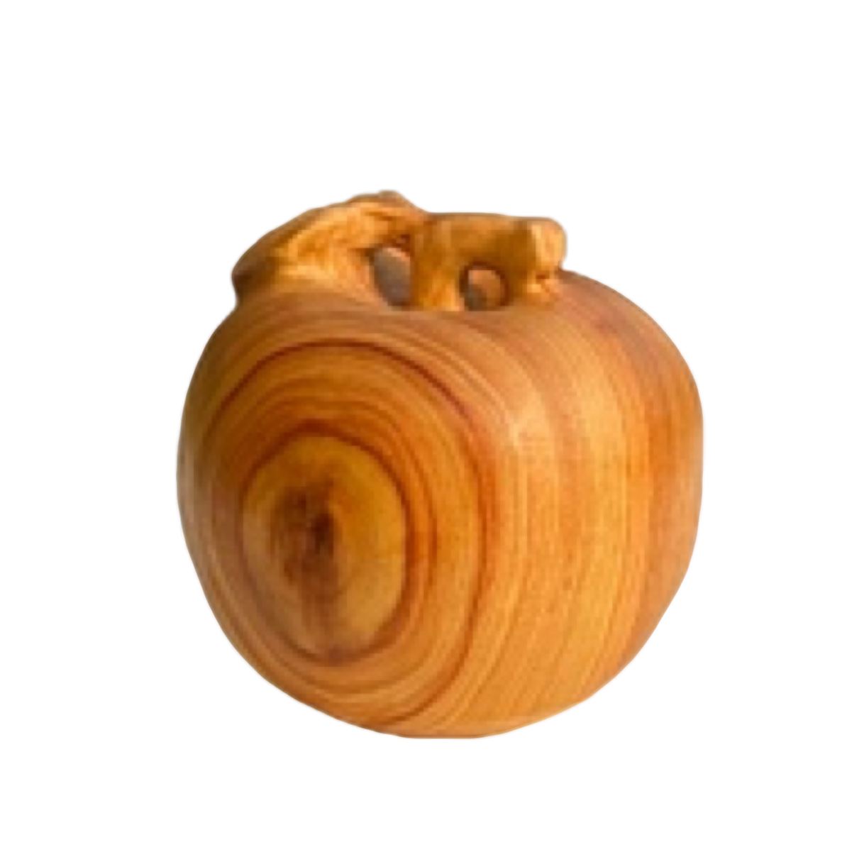 香樟木雕苹果摆件天然香味家居实木工艺品礼品