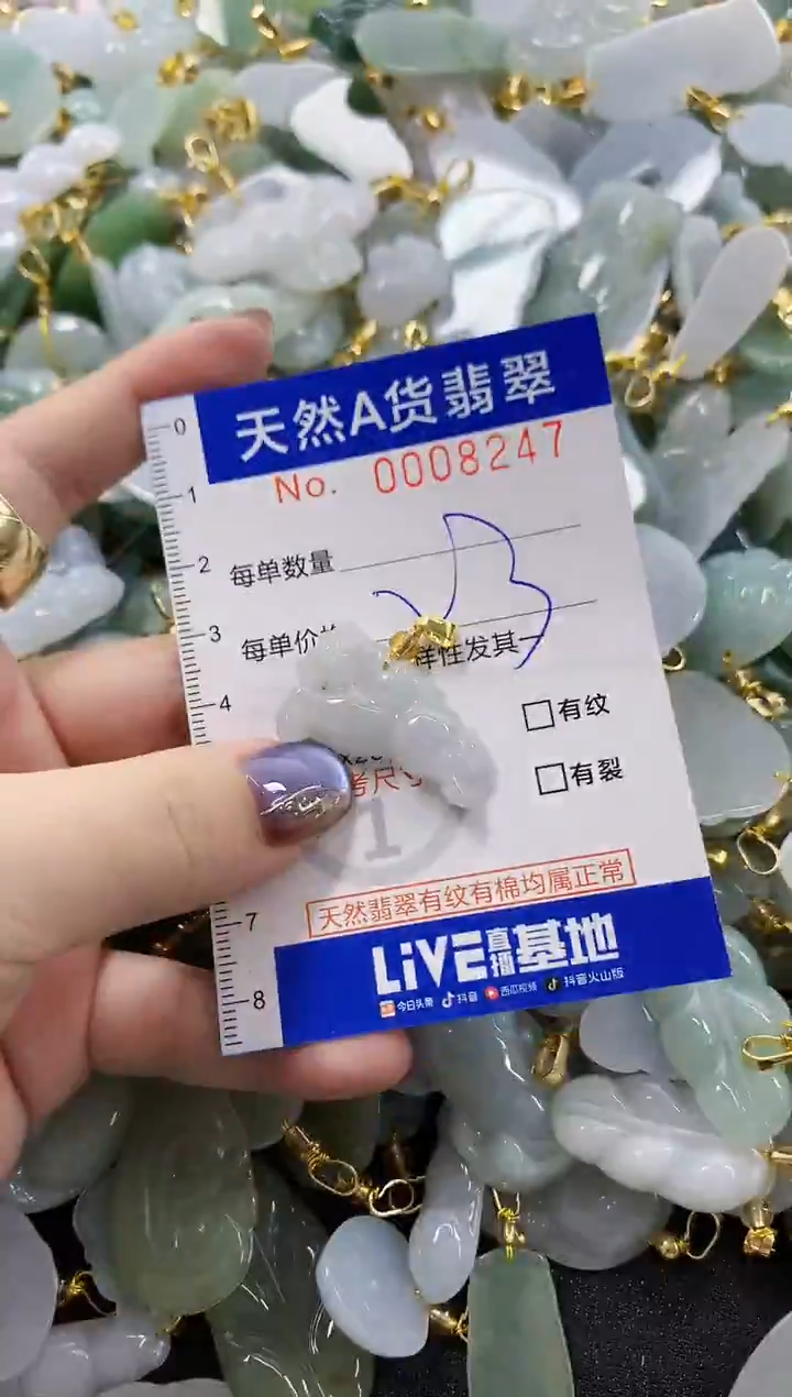 颈饰未镶嵌翡翠天然A货翡翠