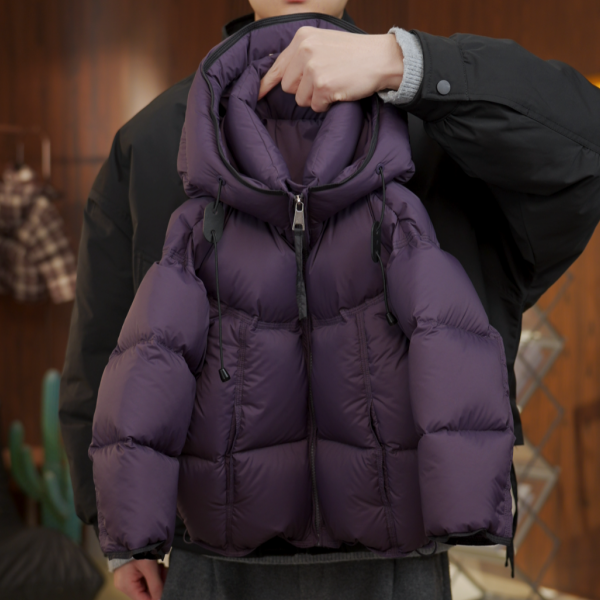 【Nice】2025冬季新款韩版宽松设计师款双倍充绒休闲亲子装羽绒服