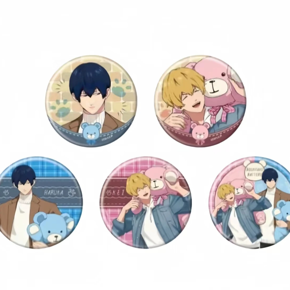 失忆投捕A3小熊正比吧唧徽章盲抽