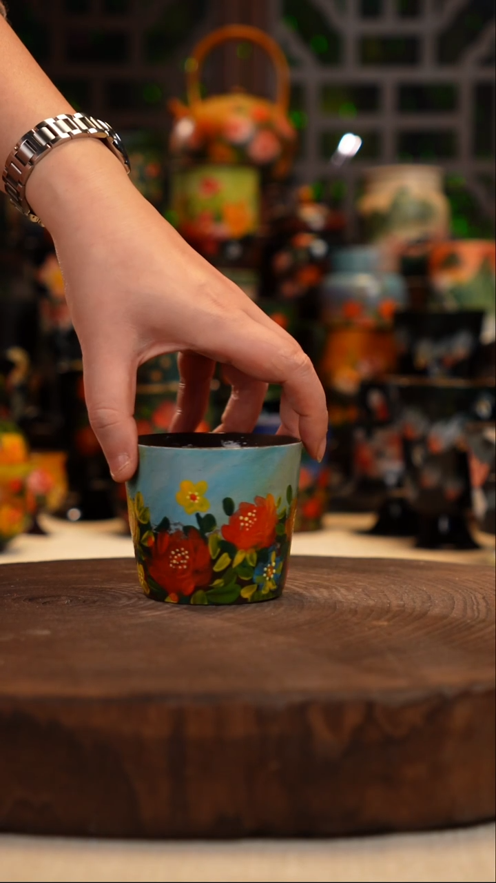 油画   釉下彩   杯子