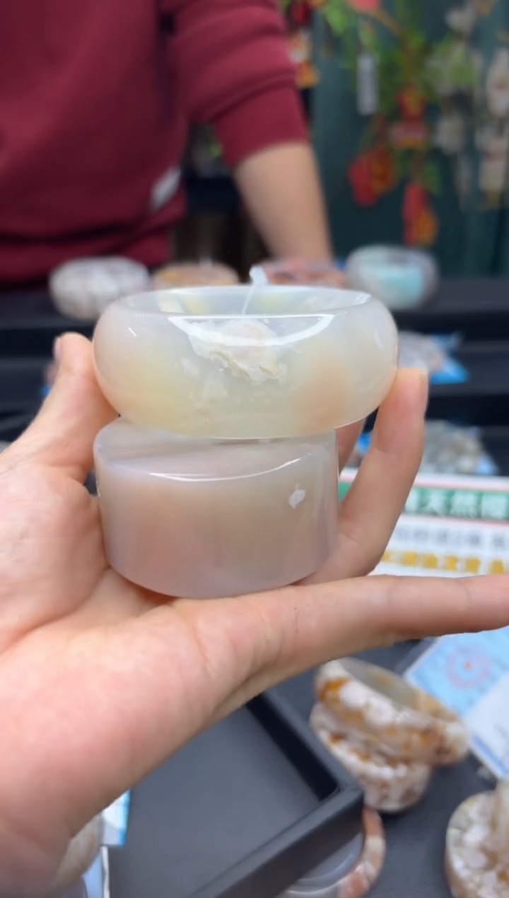 【闪购商品】石英质玉手镯未镶嵌901（58圈赠送镯心）