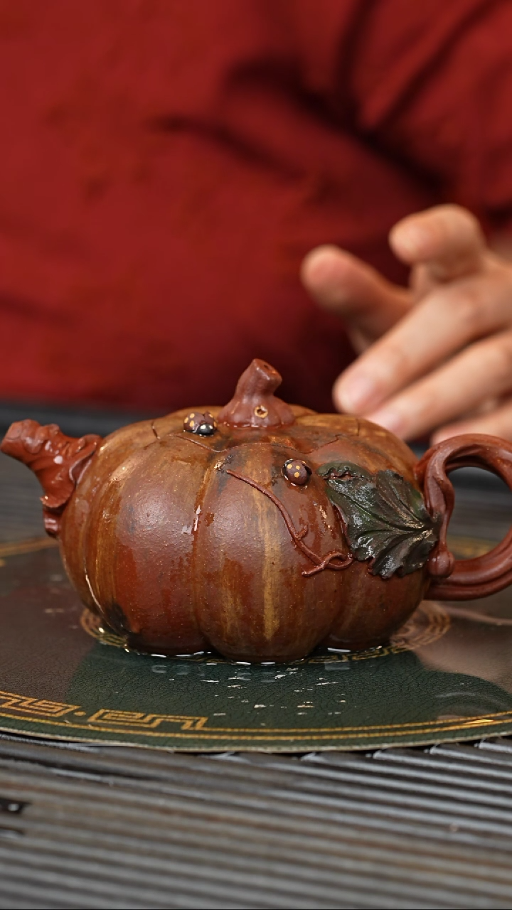 【闪购商品】紫砂茶壶CYL 多色工艺 南瓜 