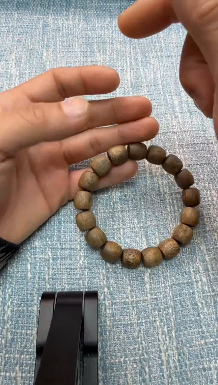 【闪购商品】沉香手串jy124白棋楠沉香单圈