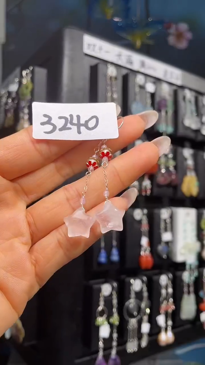 银S925镶嵌耳饰紫晶喜欢拍