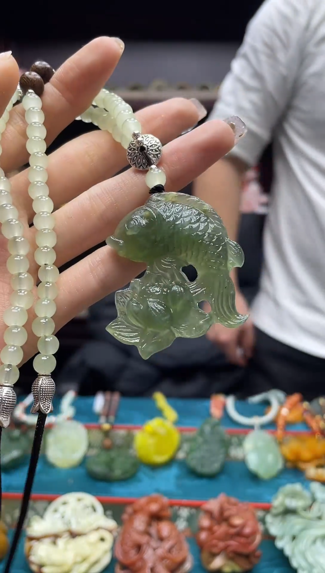 未镶嵌岫玉吊坠·