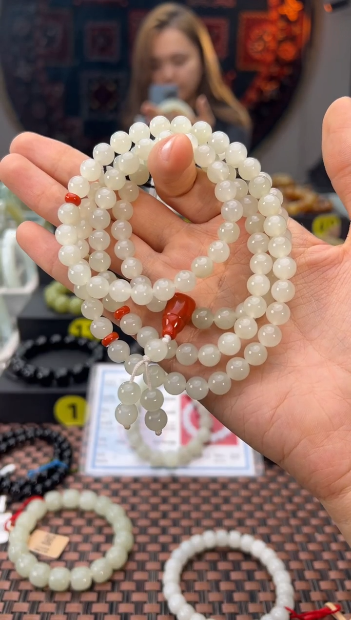 项链未镶嵌和田玉于田料项链卡8