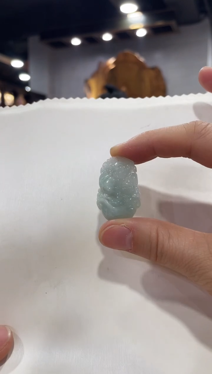 颈饰未镶嵌翡翠猴55（多样性发一）