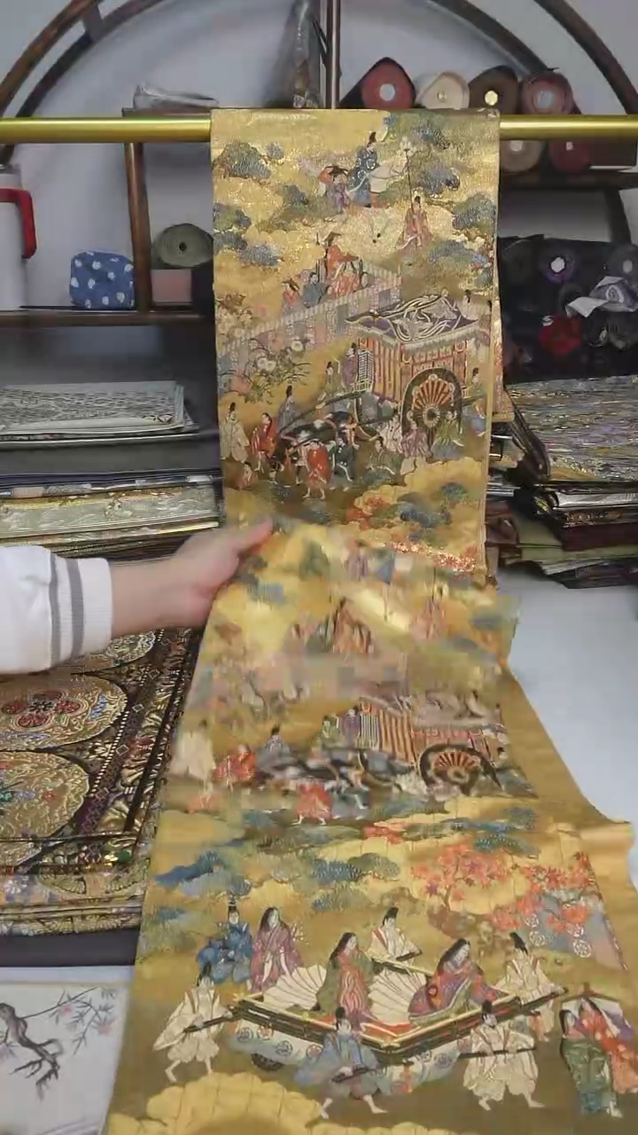 【闪购商品】织绣13西阵织六通人物