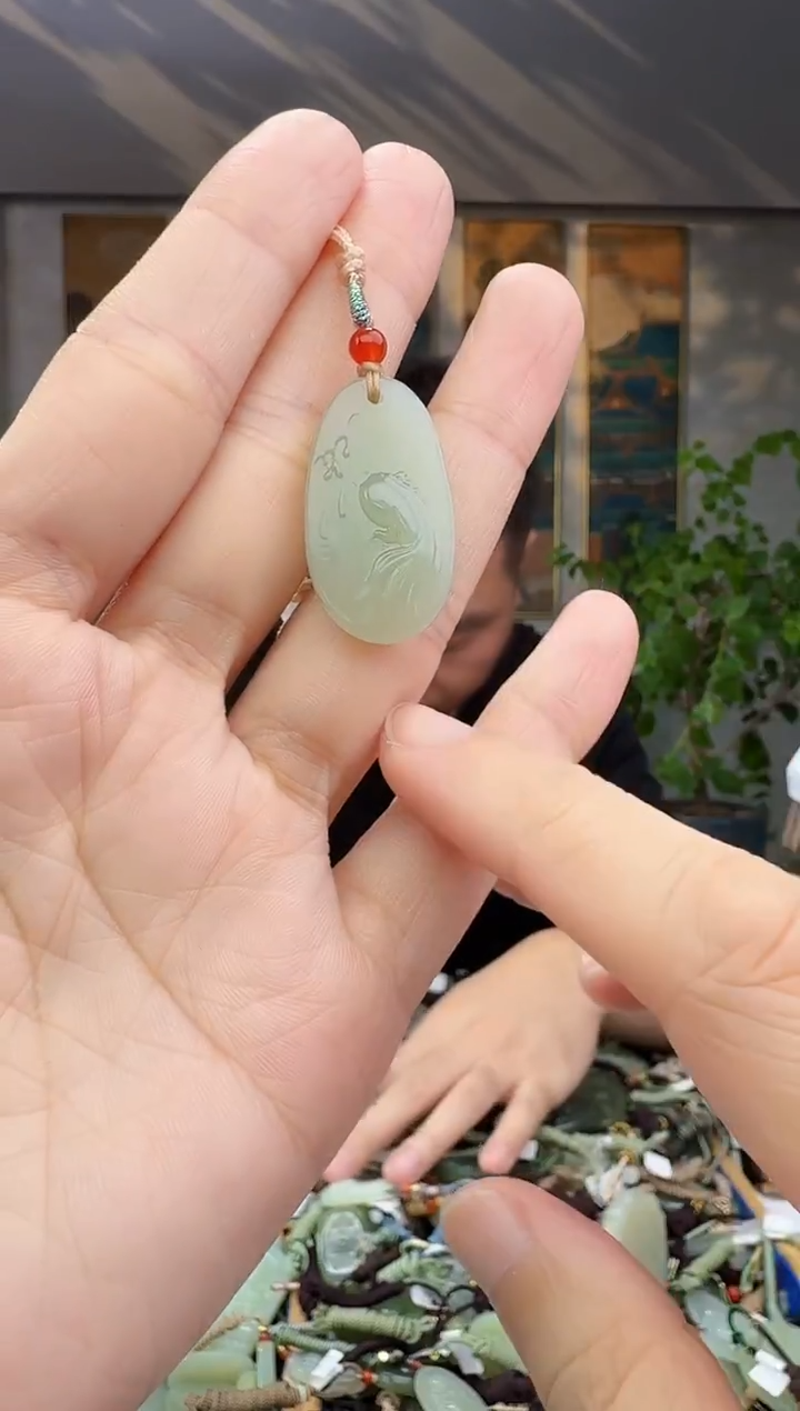 未镶嵌和田玉挂件拍一发一