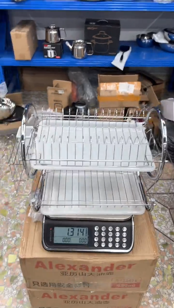 【闪购商品】不锈钢碗碟架s型