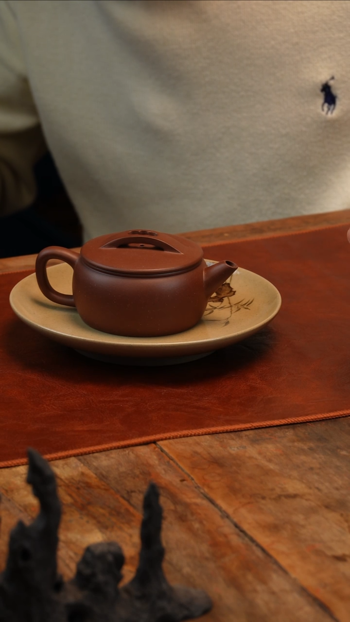 【闪购商品】紫砂茶壶汉瓦壶 底曹清