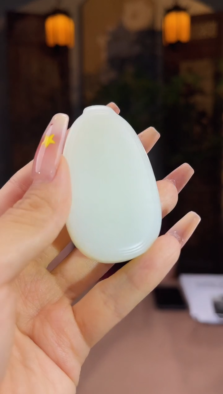 和田玉未镶嵌颈饰S062