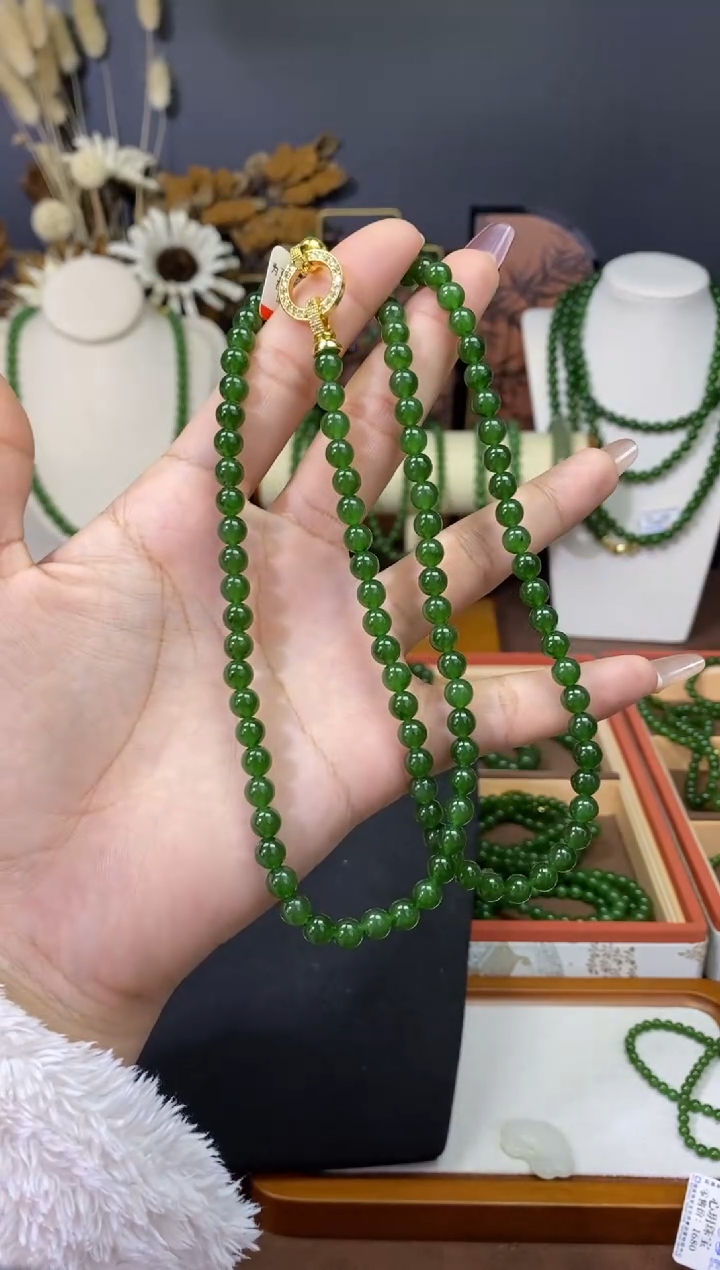 【闪购商品】和田玉（碧玉）颈饰未镶嵌6微矿