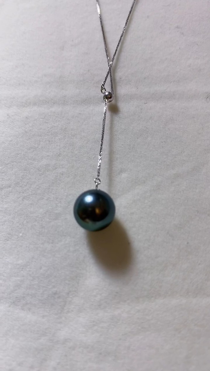 未镶嵌XY海水珍珠珍珠吊坠赠链@@c247