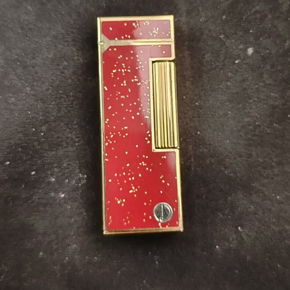 DXL5代红洒金充气打火机