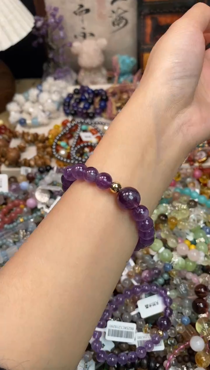 未镶嵌手链紫晶186