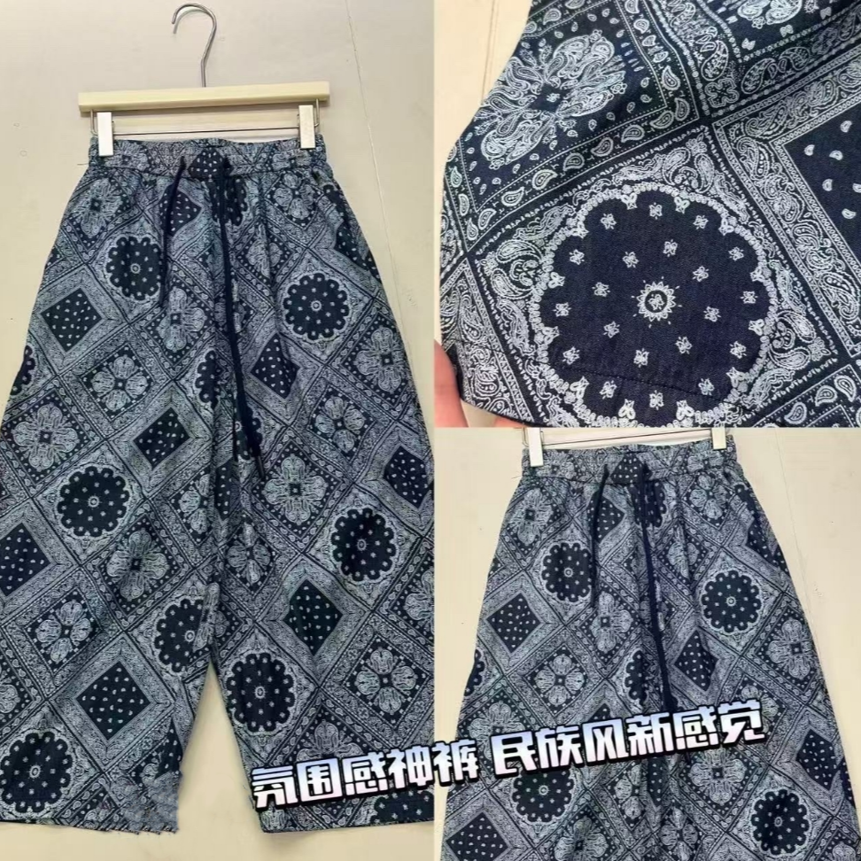 【南油玲姐】印花休闲裤A3025