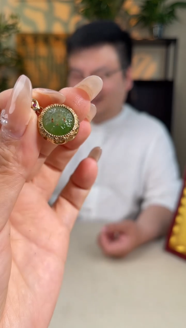 和田玉未镶嵌颈饰多样性拍一发一19365