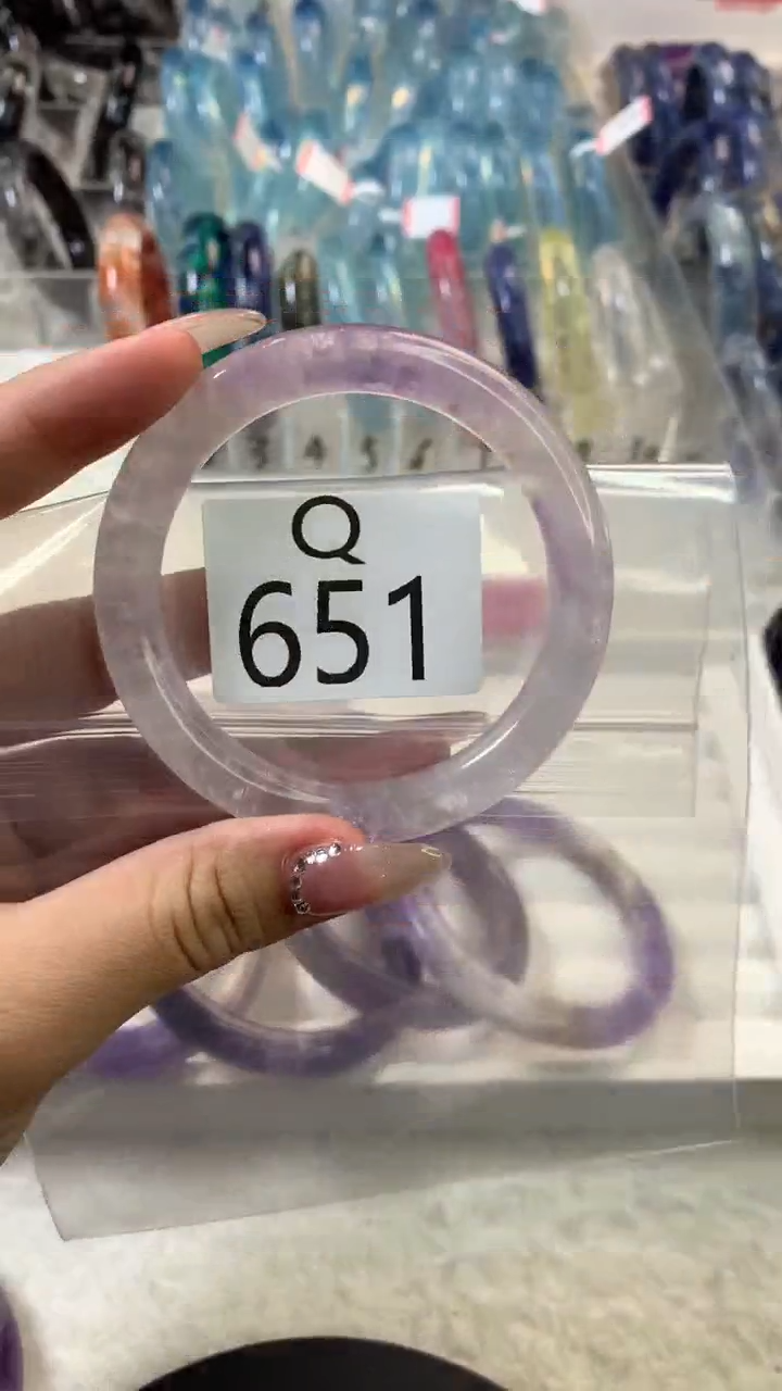【闪购商品】水晶手镯Q未镶嵌水晶651-55