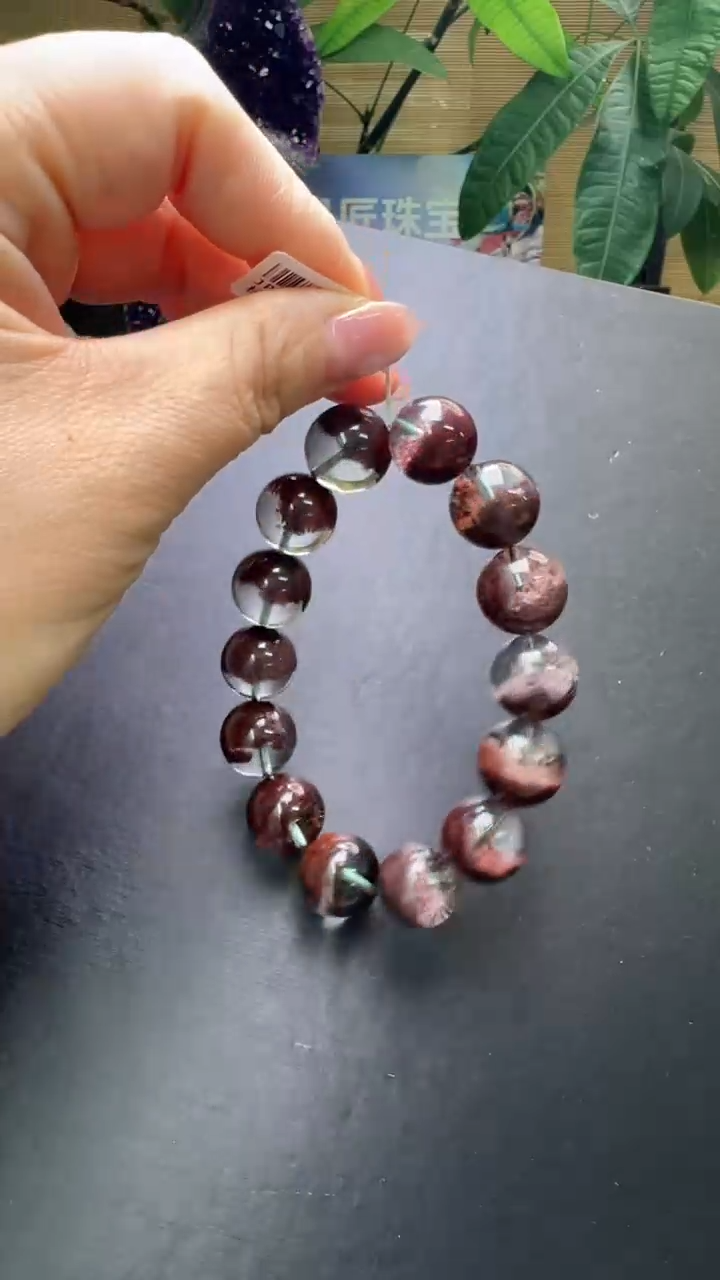 【闪购商品】水晶手串未镶嵌红幽灵手串16m+ JP38410