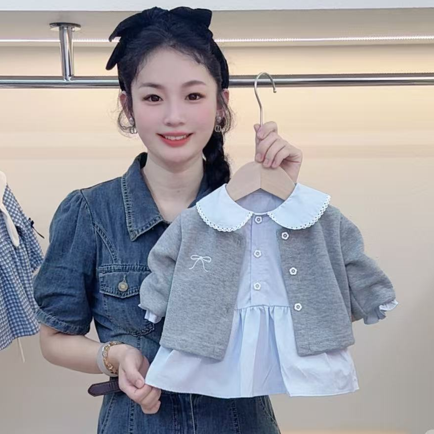 秋款韩系超甜女宝秋季连衣裙女宝洋气时髦春秋