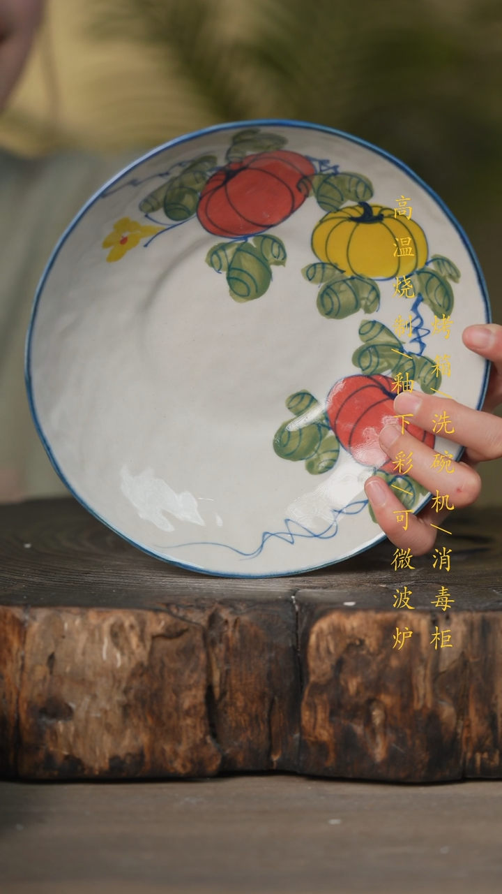 【闪购商品】瓷片景德镇高温釉下彩可微波烤箱洗碗机