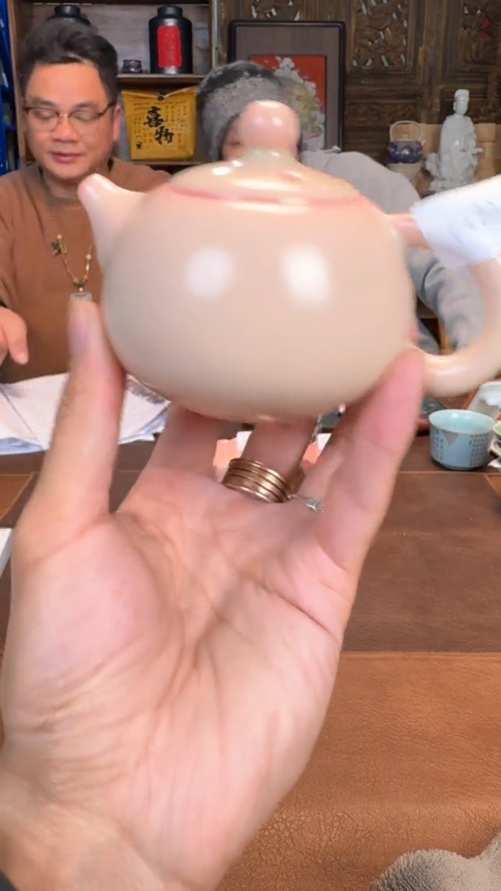 【闪购商品】瓷片@@猪油冻西施壶1692