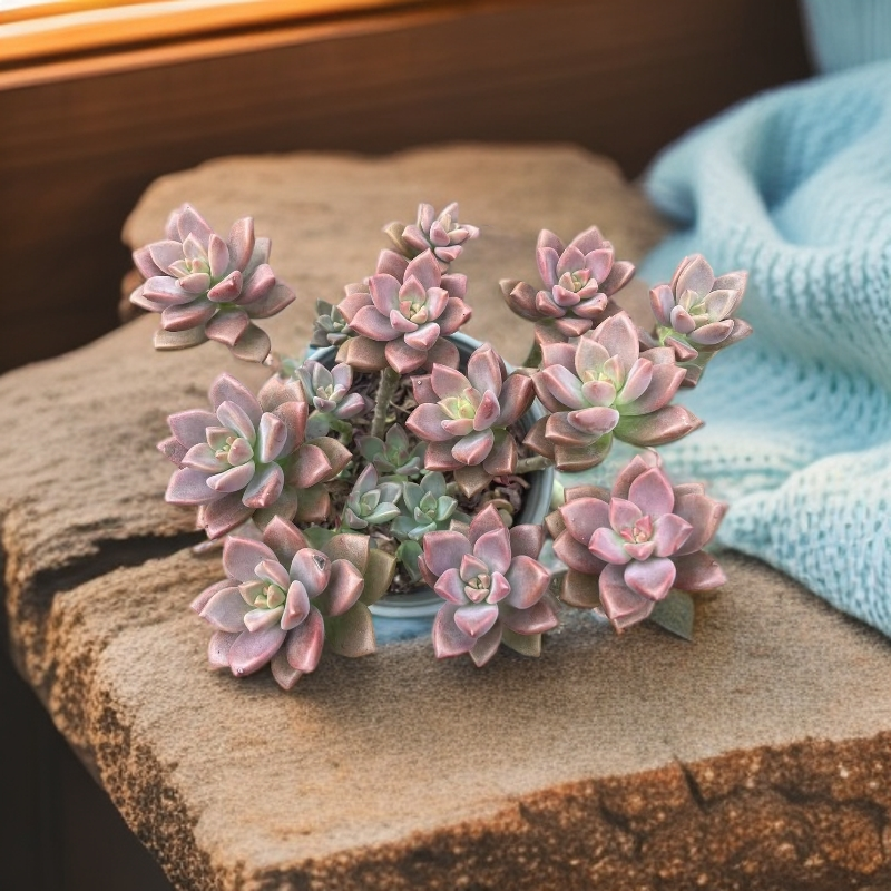 姬胧月老桩多肉植物好养可净化空气适合阳台种植