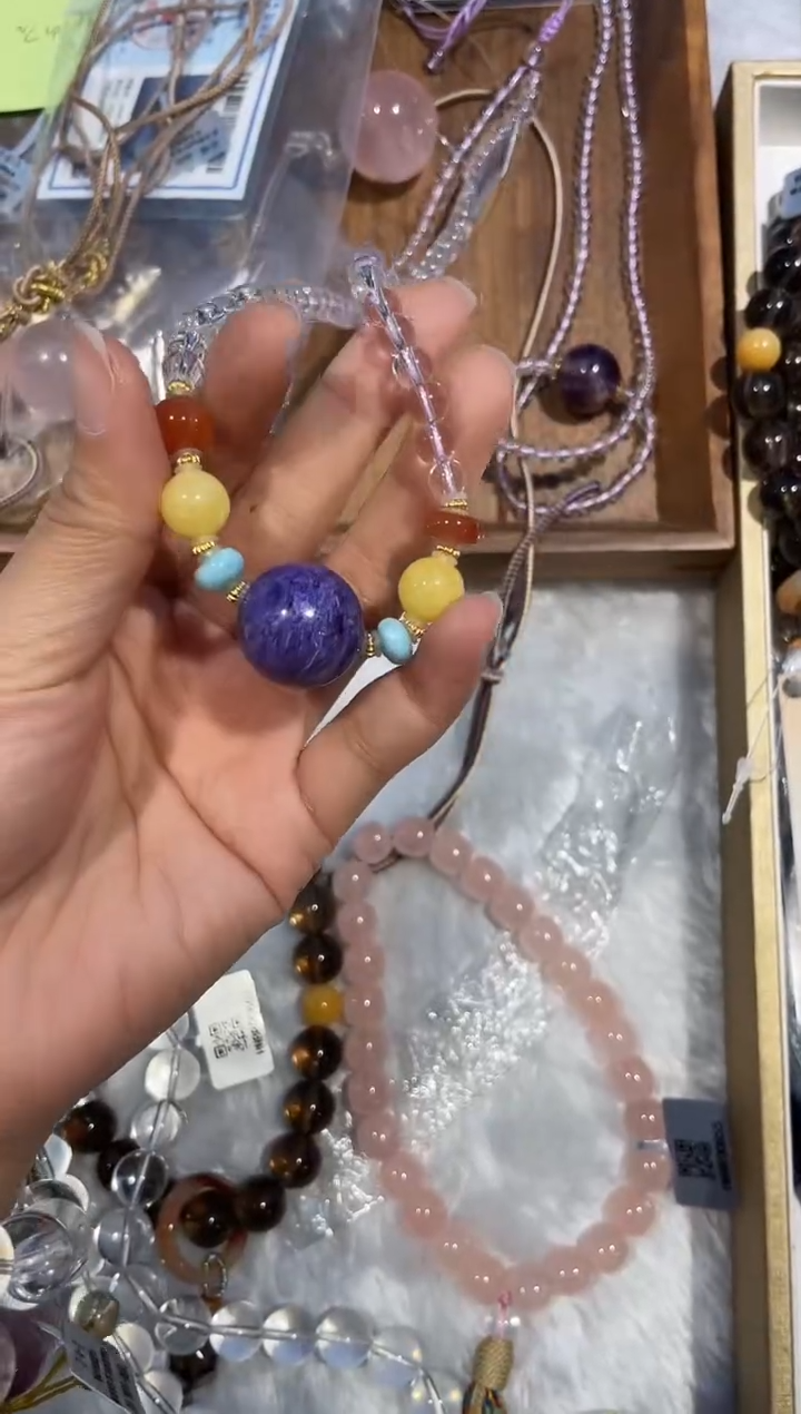 【闪购商品】水晶吊坠未镶嵌毛衣链