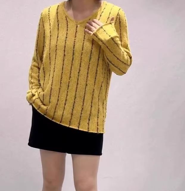 【芮娜依莲】26新年设计师款高品质时尚潮流针织上衣-1683