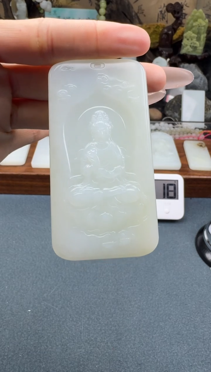 【闪购商品】和田玉颈饰未镶嵌开心