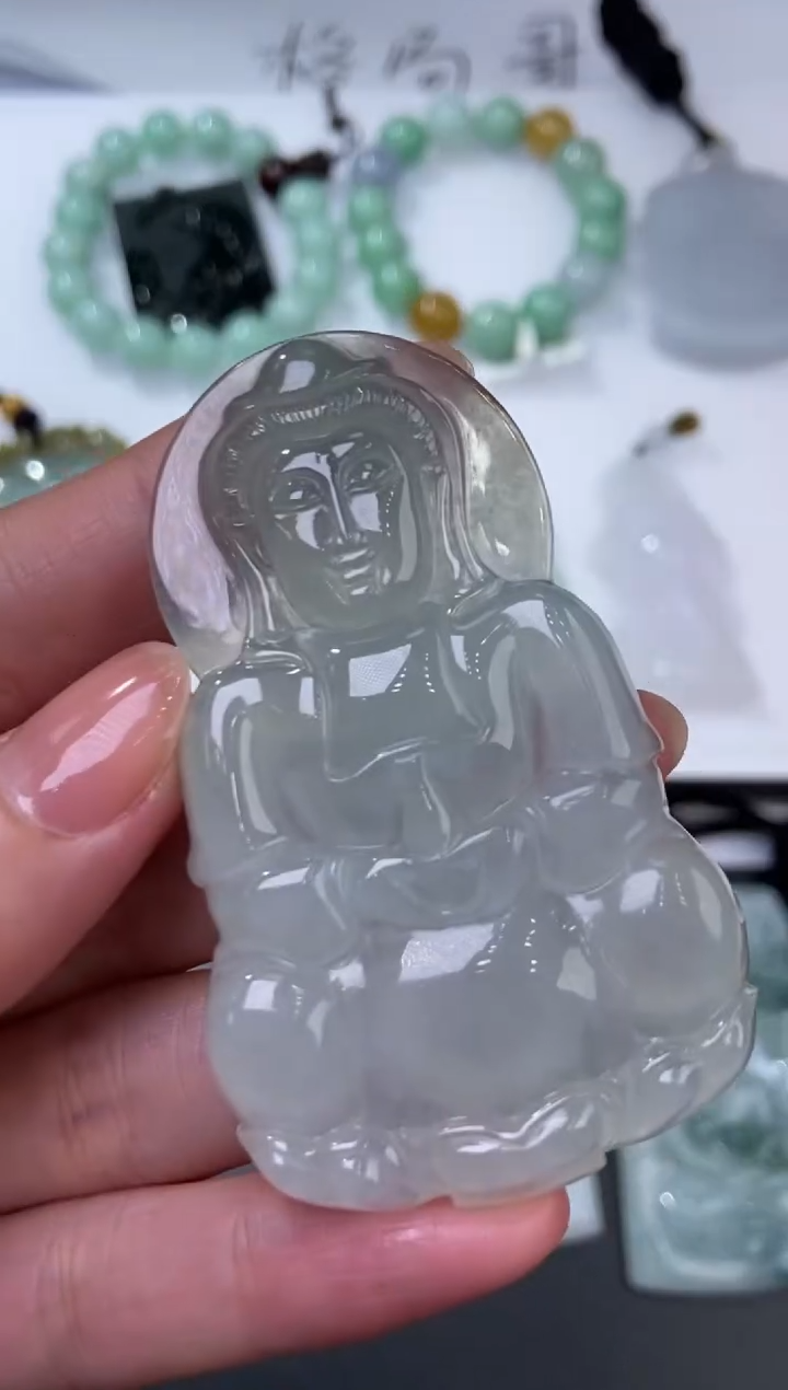 未镶嵌挂件翡翠374883   多人