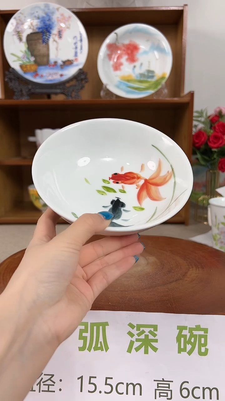 摆件景德镇手工手绘陶瓷餐具