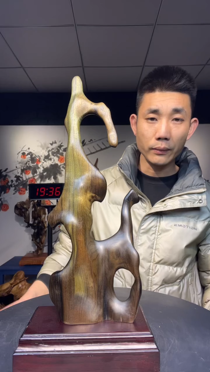 【闪购商品】金丝楠木雕金丝楠木工艺品摆件