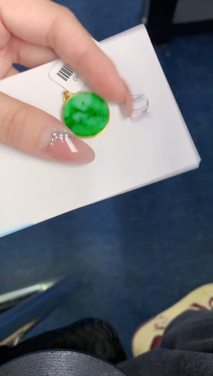 【闪购商品】翡翠颈饰18K金镶嵌000000000