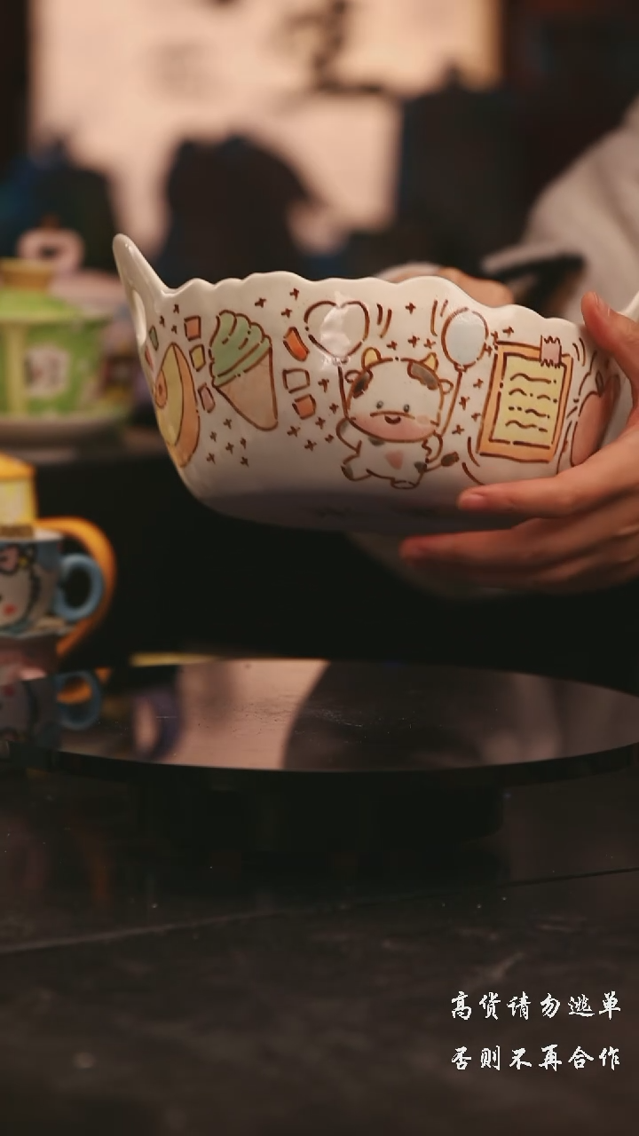 陶瓷景德镇可爱设计师款陶瓷 