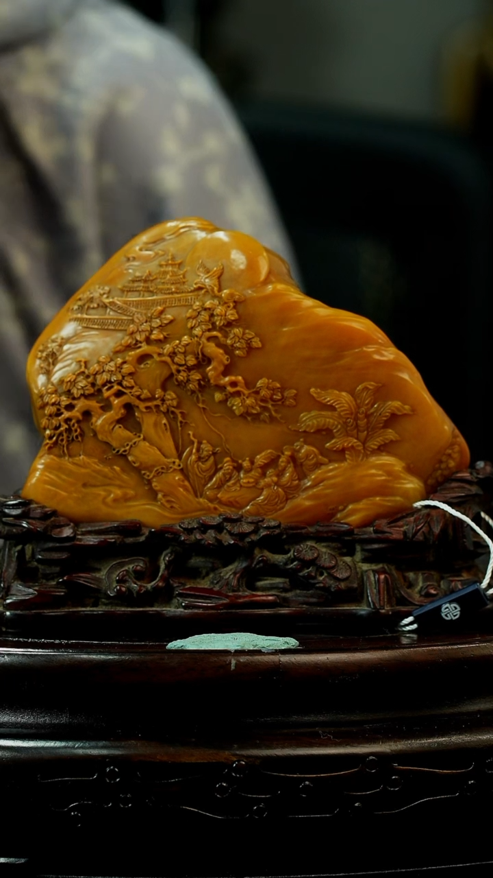 【闪购商品】铜M 田黄石摆件摆件 86831