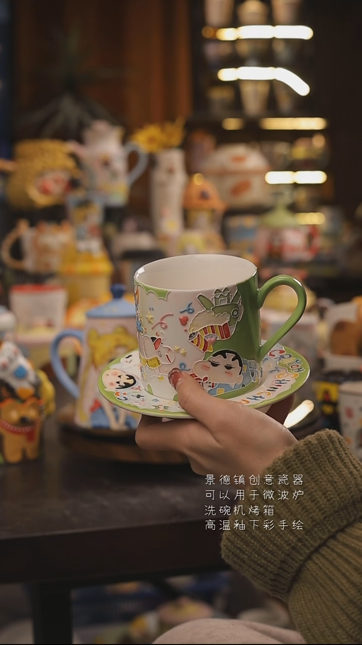 景德镇釉下彩绘设计师款式陶瓷