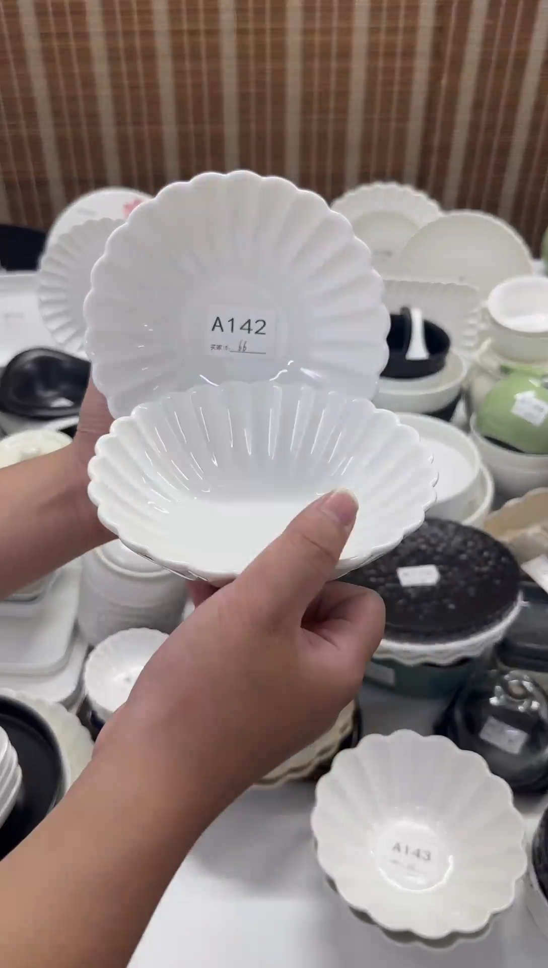 瓷【2个装9.9】6.5寸菊花碗