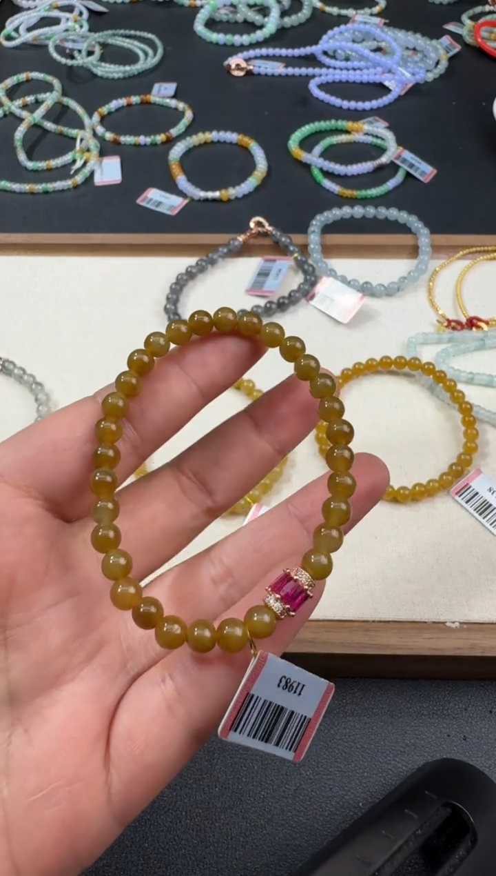 未镶嵌手串翡翠S0528-S1680-128