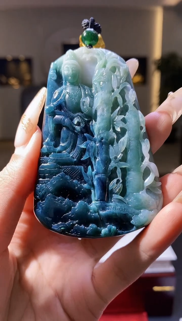 【闪购商品】翡翠颈饰未镶嵌Q-@@PDZC011376