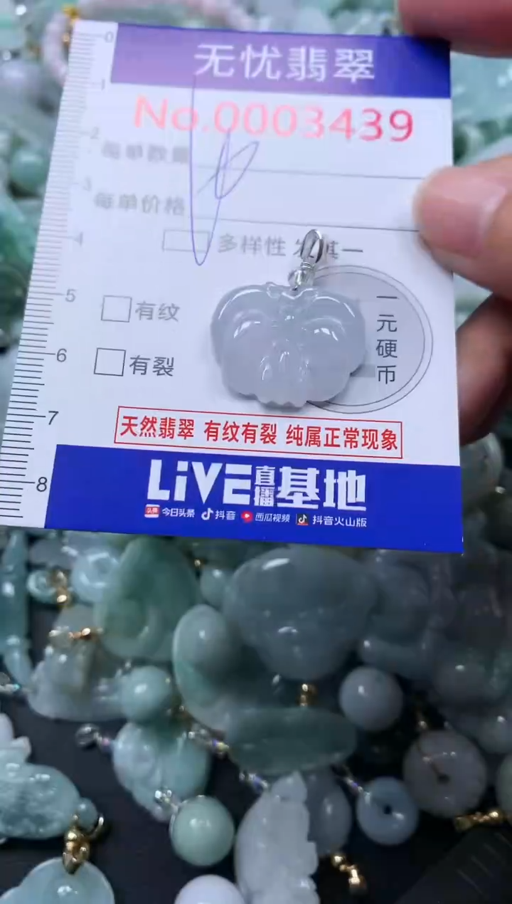 颈饰未镶嵌翡翠3439