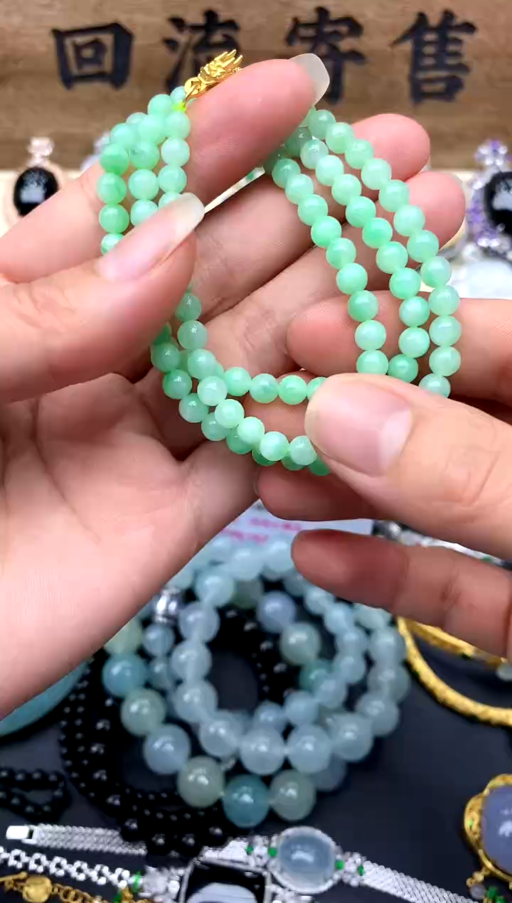 【闪购商品】翡翠手串未镶嵌83-中国好珍宝